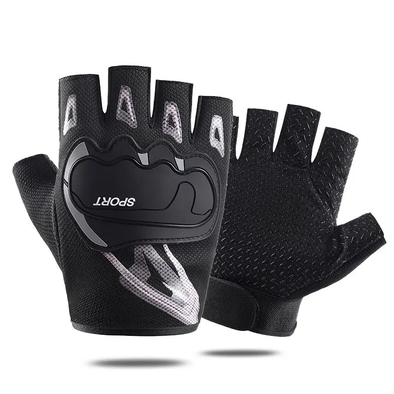 Outdoor Tactical Cycling Gloves Half Finger Breathable  Bicycle Gloves Non-slip Glove Men Women Gym Gloves Shock-proof guantes 2