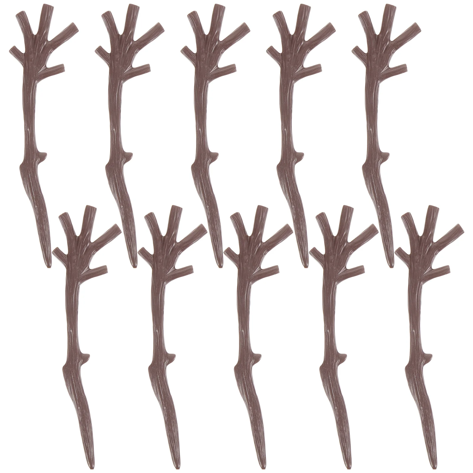 

100pcs Artificial Antler Dried Tree Branches Antler Branch Snowman Hand Twigs Plastic Dry Branches Decor