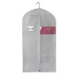 Waterproof Dustproof Hanging Garment Bags and Closet Organizer - 60x80cm (WHITE)