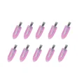 10pcs purple glitter