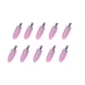 10pcs purple glitter