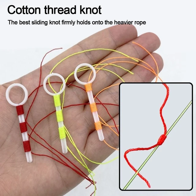 50pcs Cotton Thread Bobber Looper Slip Knot Looper Fishing Bobber