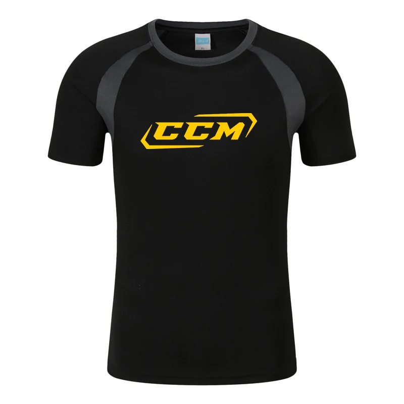 CCM 2023 new fashion casual sports men's eight-color short-sleeved breathable sports short sleeves