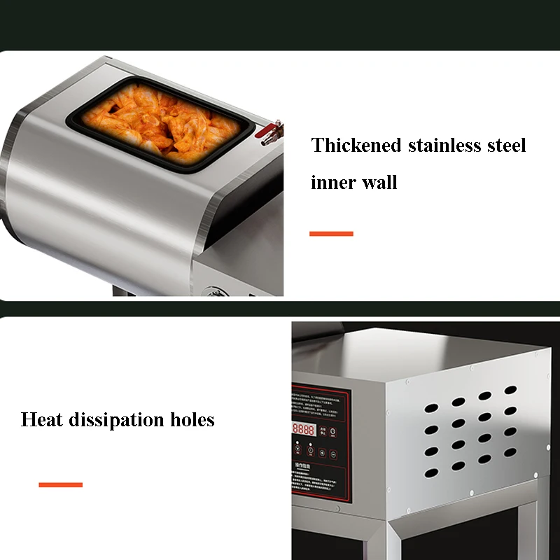 Automatic Pickling Machine Commercial Small Fried Chicken Leg Mixer Rolling Vacuum Kneading Machine 6