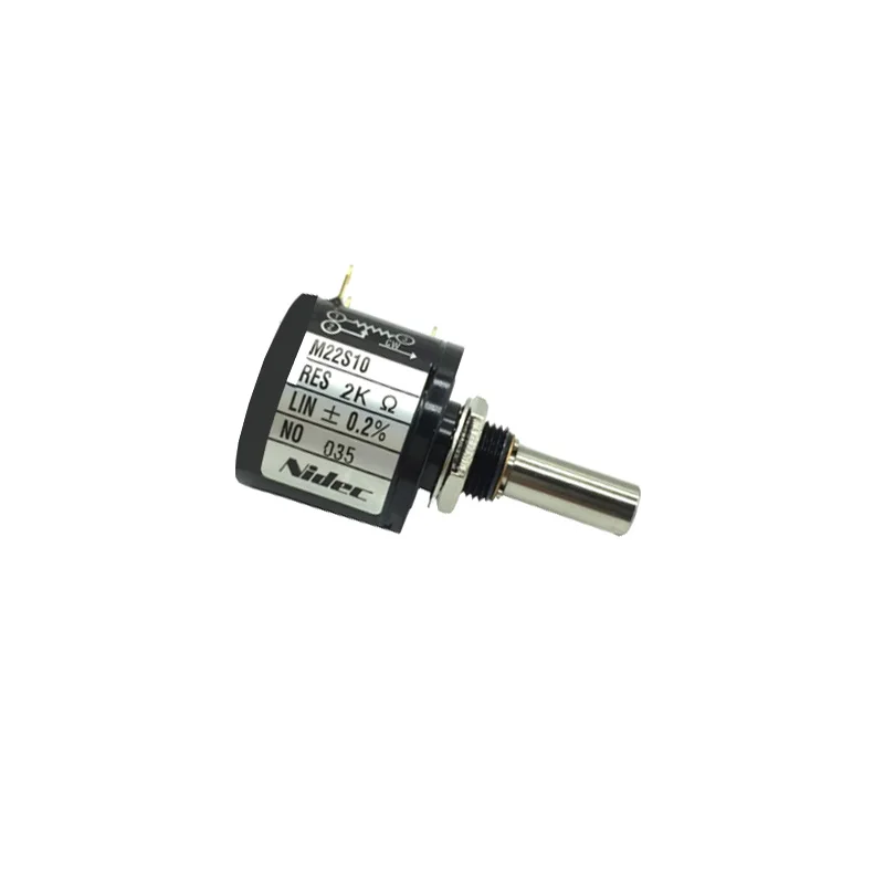 1pcs New NIDEC COPAL M22S10 Potentiometer precision multi turn 10 Cirde wire wound 1k 2k 5k 10k ten laps potentiometer