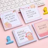 4Packs Korean Cute Kawaii Sticky Notes Journaling Memo Pad Post Notepad To Do List Shopping Daily Planner Index Check Stationery 5