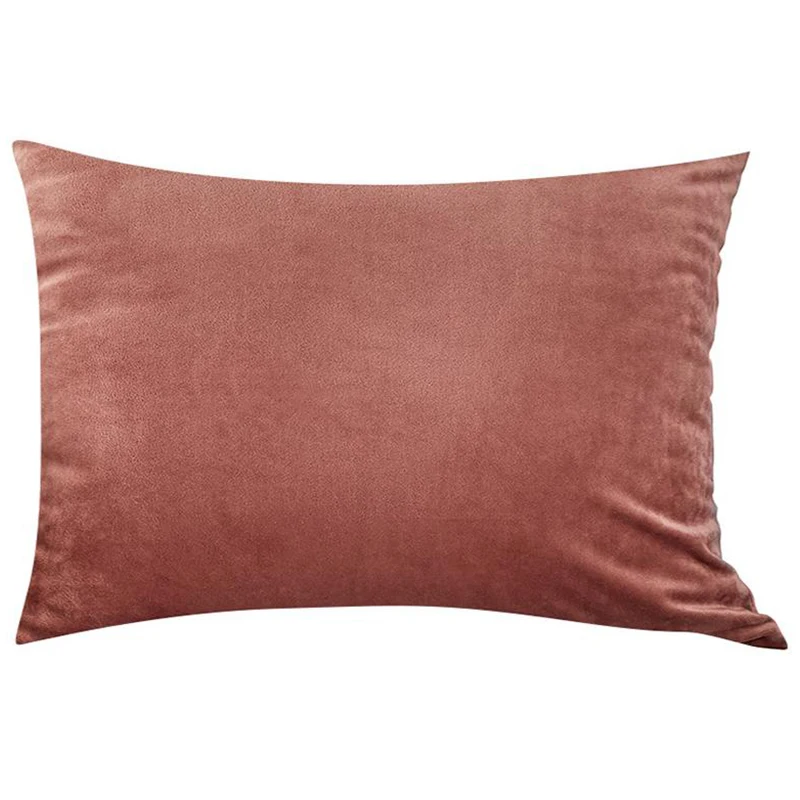 Luxurious Soft Velvet Plaid Cushion Covers for Living Room Decor - 30x50 cm