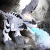 Spray Jurassic Dinosaurs Robot Mechanical Animal Model  Dragon Velociraptor Intelligent Walking Toys Gifts For Children 1