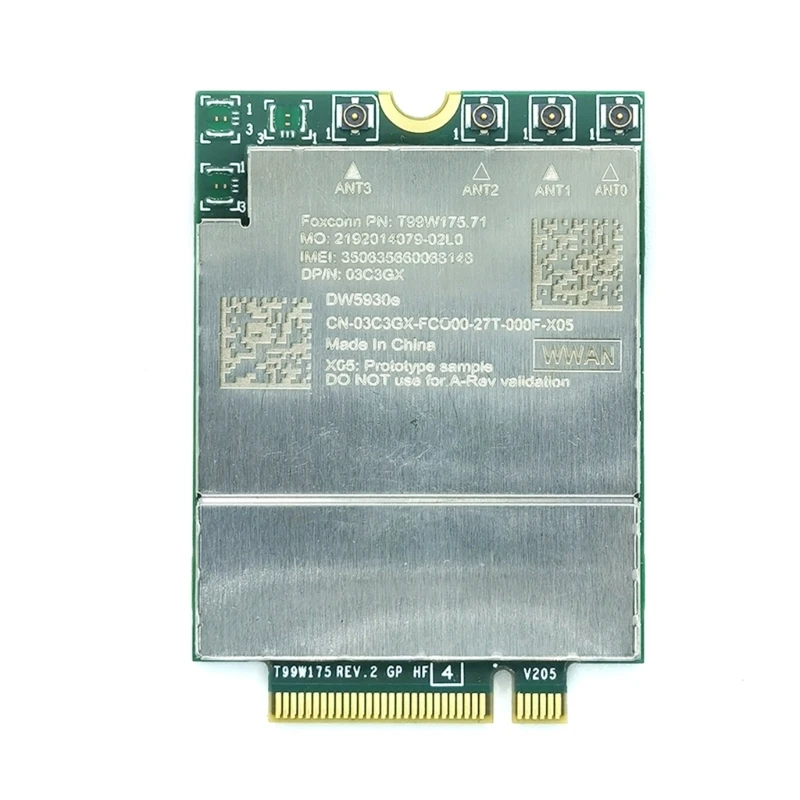 

Wireless Card WIFi Wlan Adapter T99W175 X55-5G-Modem WWAN Connector Adapter T99W175 DP-N 03C3GX
