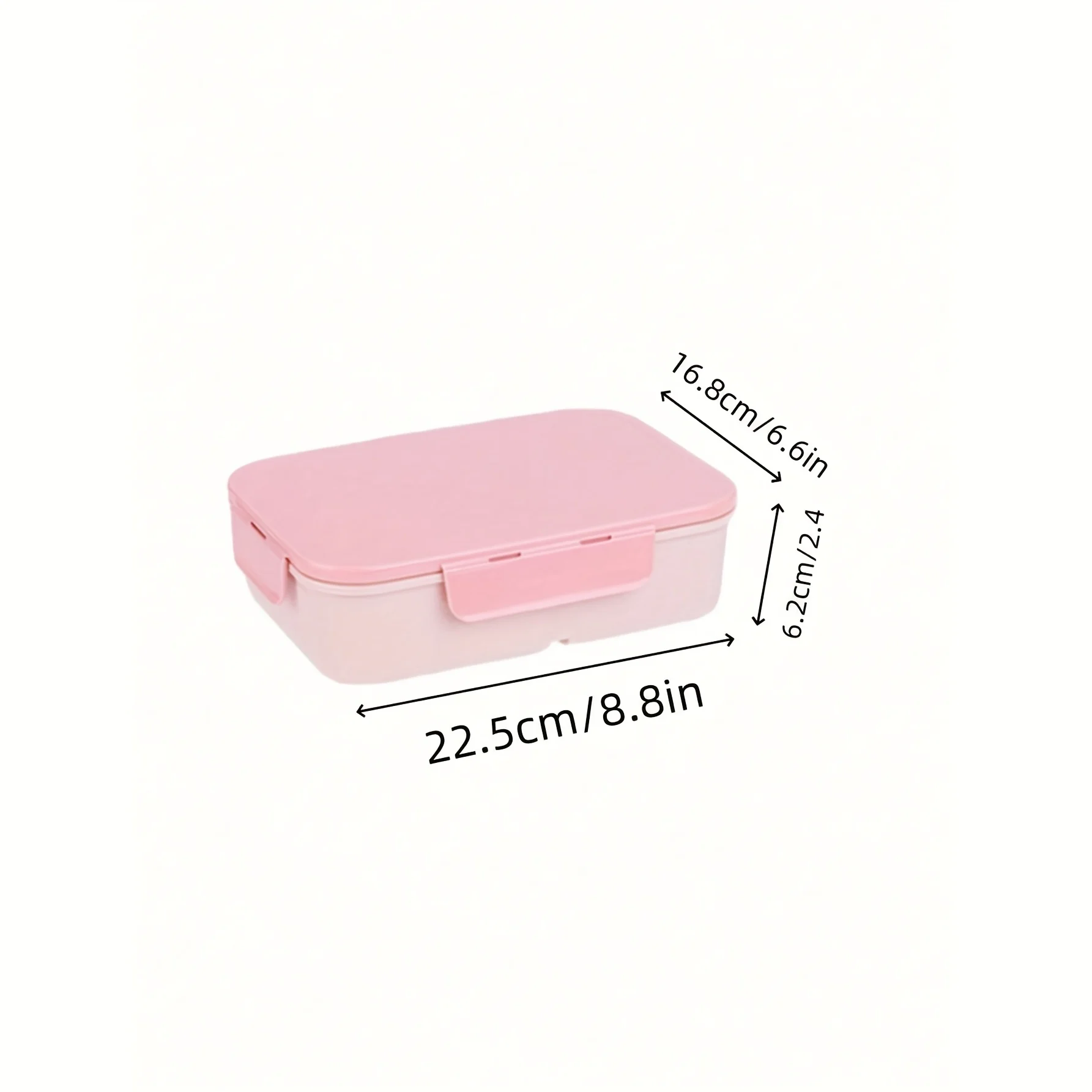 1pc 1200ml Flip-Top Lunch Box,Portable, Leakproof & Waterproof Design for Outdoor Use, Travel, College, and Office Workers