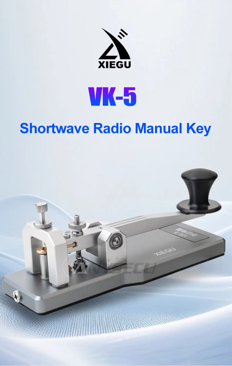 Xiegu Electric Key VK-5 Shortwave Radio Manual key Morse Code Radio Transmission