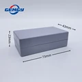 73x43x23mm Grey