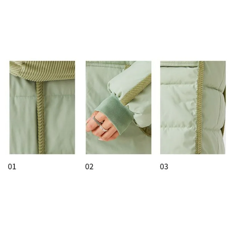 Рисунок 6 - Новинка 2023, женское пуховое пальто из хлопка