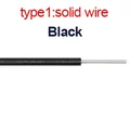 Black Solid Wire