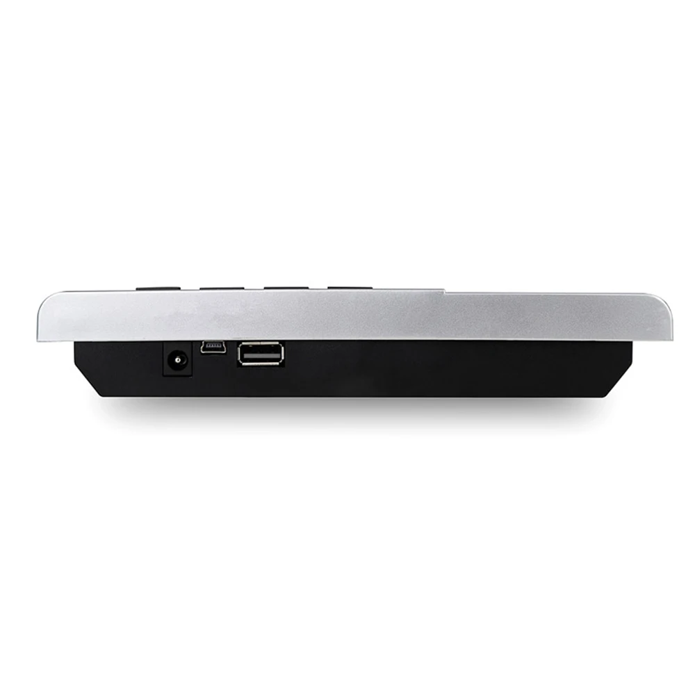 Biometric Fingerprint Password Attendance Machine Employee Checking-in Recorder 2.8 inch LCD Screen DC 5V Time Attendance Clock