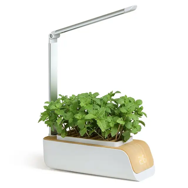 Hidroponikus Termesztési Rendszer Családi Mezőgazdasági Óvoda Tálca Beltéri Gyógynövény Led Grow Lights Automatikus Időzítő Intelligens Kert Ültetvény - Image 5