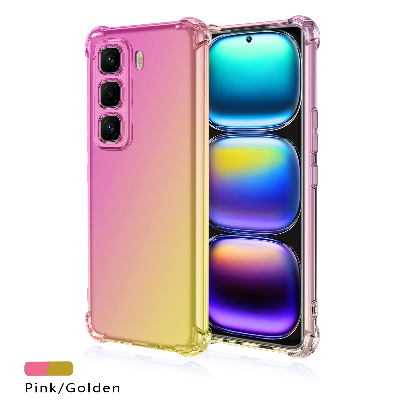 Airbag Shockproof Gradient TPU Protective Phone Case Cover