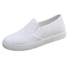 Breathable women's summer work small white shoes, old Beijing cloth shoes, non slip flat bottom, one step, pure white 6