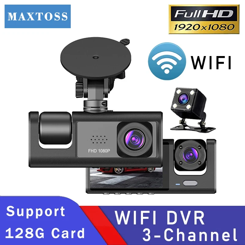 3-Channel-WIFI-Dash-Cam-1080P-Car-Dvr-Interior-Vehicle-Three-Way-Camera ...