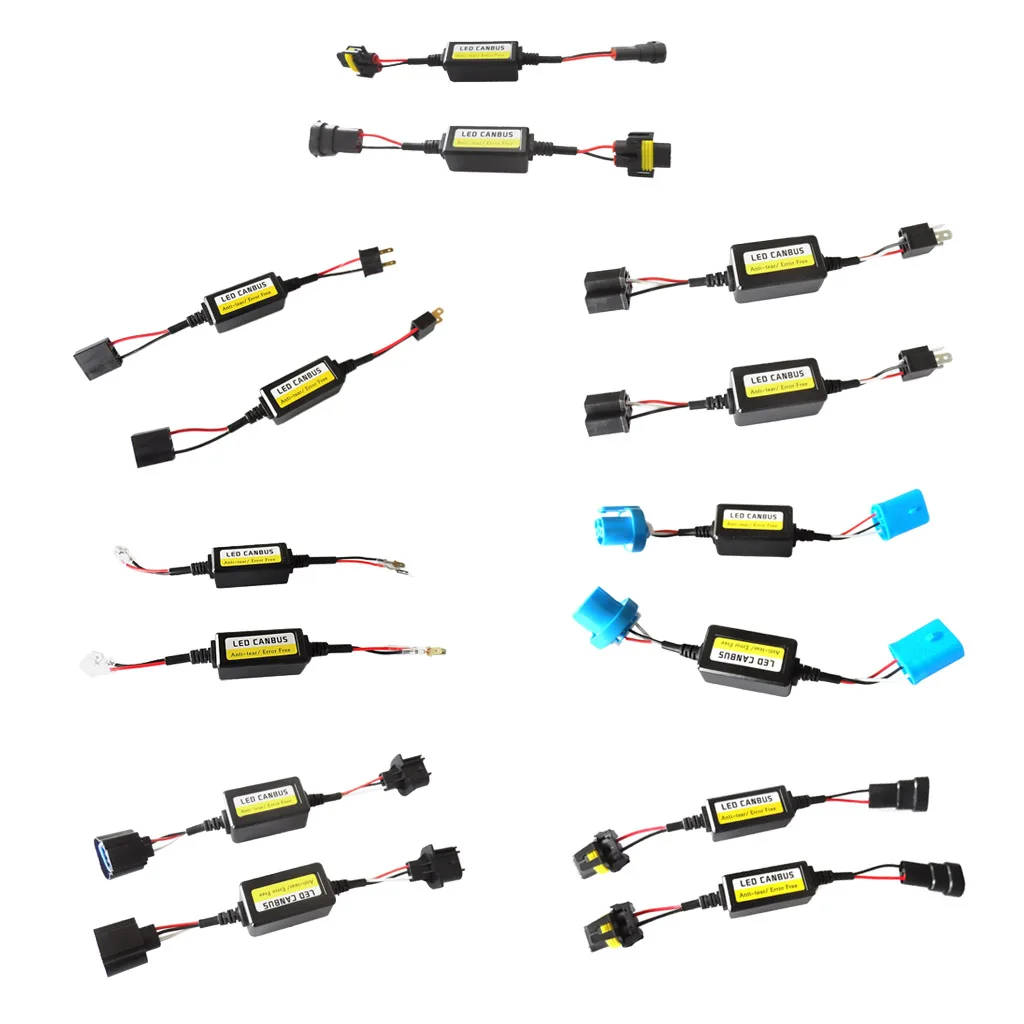 

Decodificador de faros LED para coche, Radio Audio antiinterferencias, elimina malfunciones la computadora, filtro LED