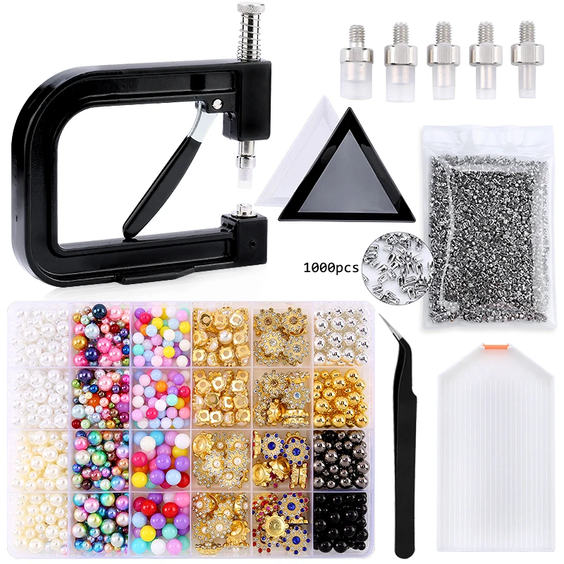 Jewelry Making Supplies Craft Supplies Pearl Setting Machine DIY Handmade Pearl Setting Tools of Beads for Clothing Decoration DIY Accessories