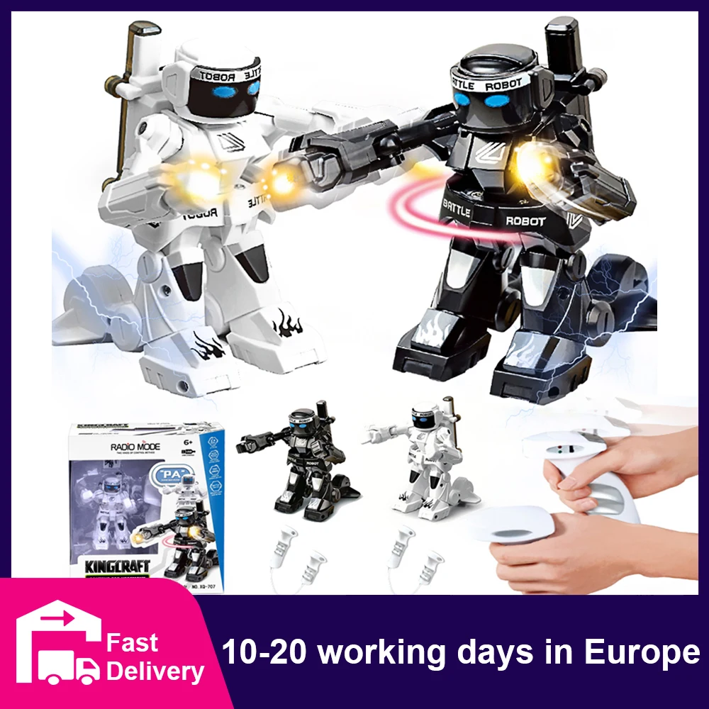 RC Robot Battle Boxing Toy Remote Control 2.4G Humanoid Fighting with Two Joysticks Toys for Kids |