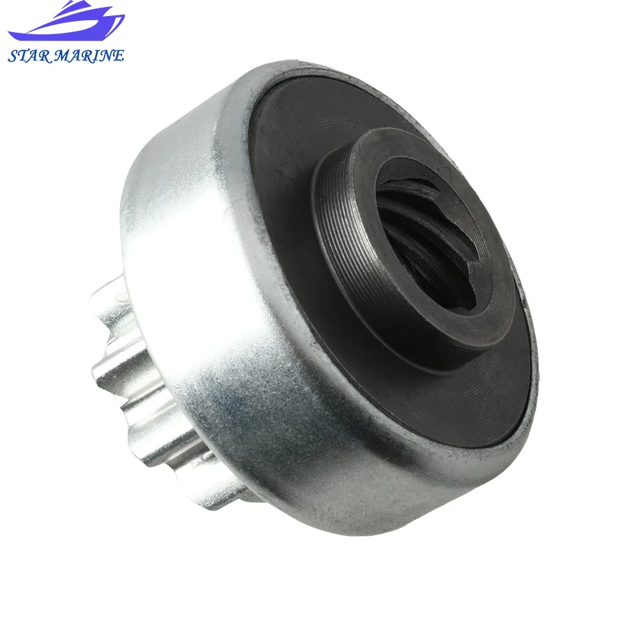 66T-81857-00 야마하 파워텍 파르선 선외기 40HP-50HP 보트 엔진 부품용 스타트 기어 66T81857 66T-81857