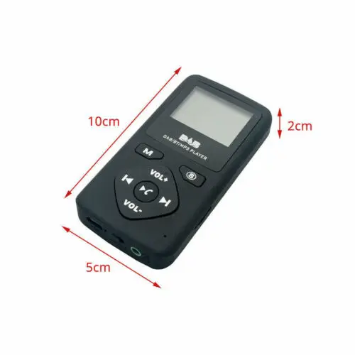 Portable Digital Audio DAB/DAB+ FM Radio Earphone Bluetooth MP3 Player ...