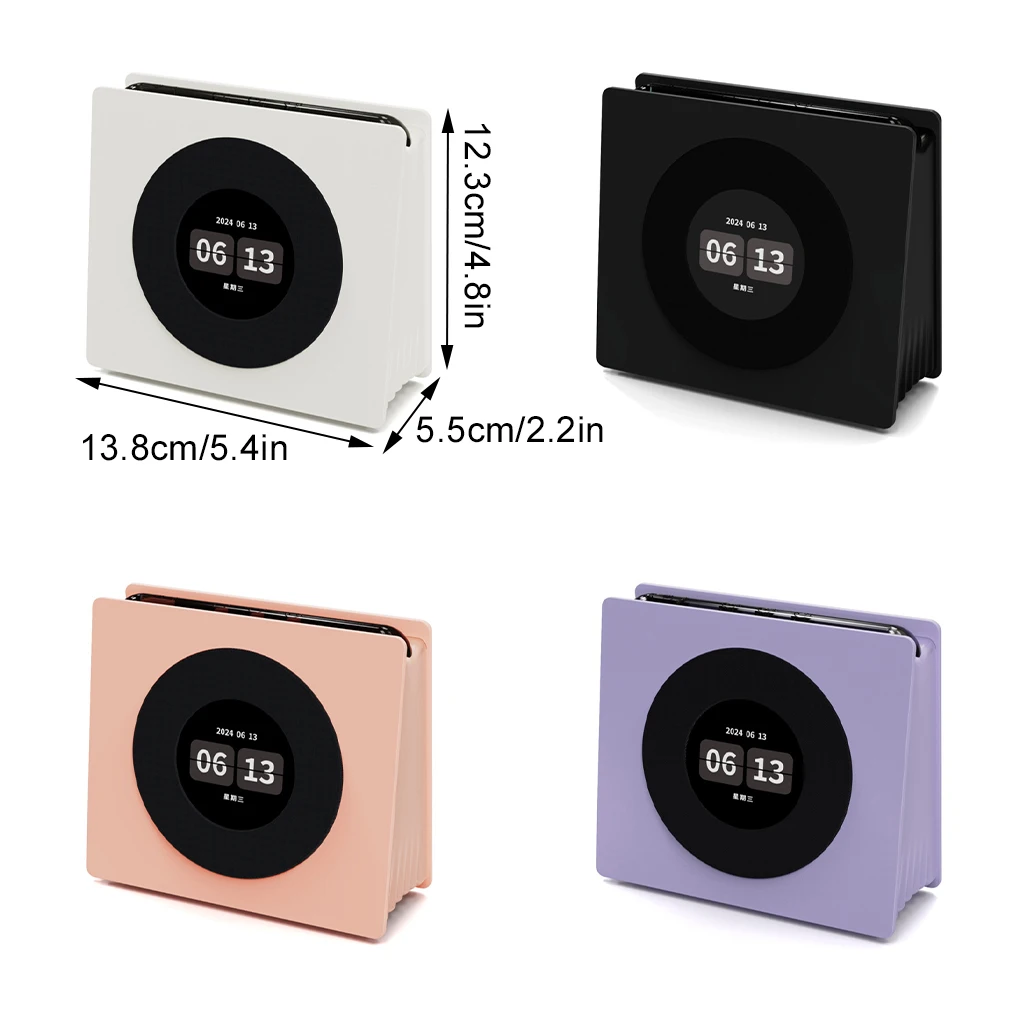 Stereo Sound Bluetooth Speaker Portable Clock Wireless White Noise Sleep Aid Audio System HD Lyrics Display Soundbar Music Box