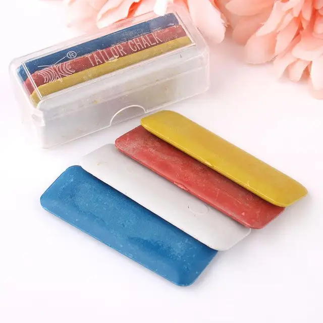 MIUSIE 10Pcs Mixed/White Color Erasable Tailor Chalk Sewing Chalk Tailor's  Fabric Chalk DIY Making Sewing Accessories