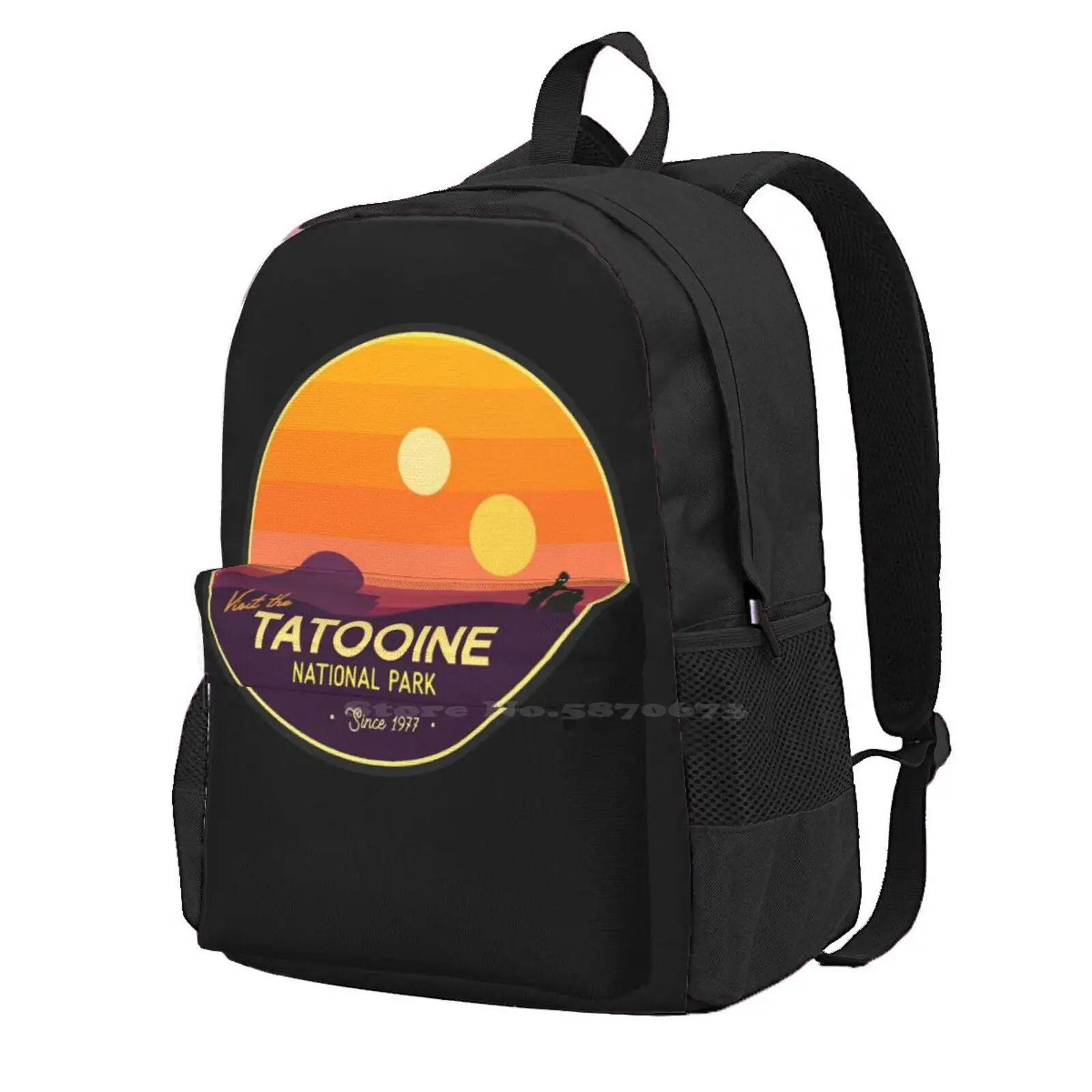 Школьная сумка для хранения Tatooine, рюкзак для учеников в национальном парке Люка Скайуокера, принцессы Leia Han Solo R2d2 C3po