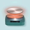 220V Mug Heater Coffee Cup Warmer Milk Tea Water Heating Pad Home Cup Heater Warm Mat 55℃ Constant Temperature Coaster Gift Box 4
