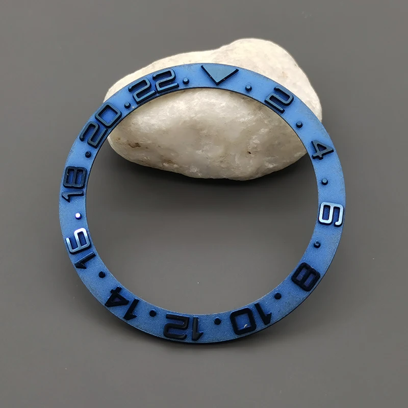 Curved Metal Bezel Insert Ring