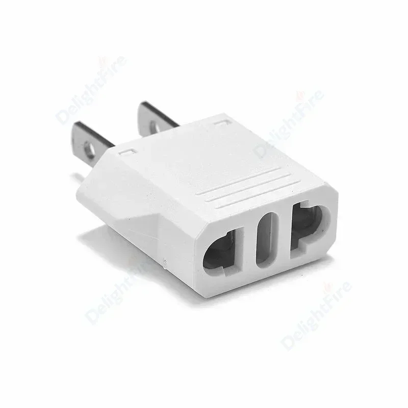 European to American Travel Power Adapter - EU to US Plug Converter with AC Outlet