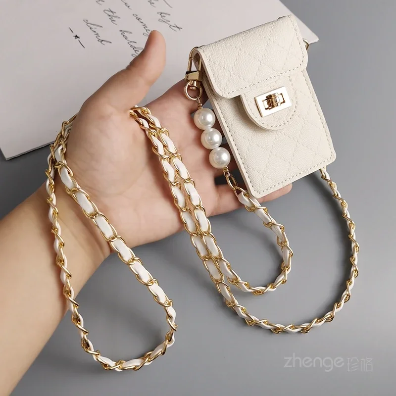 

Подвесная цепочка на шею для ключей от комнаты, цепочка для ключей от потери Xiaoxiangfeng, сумка для карт через плечо, цепочка для ключей с жемчугом