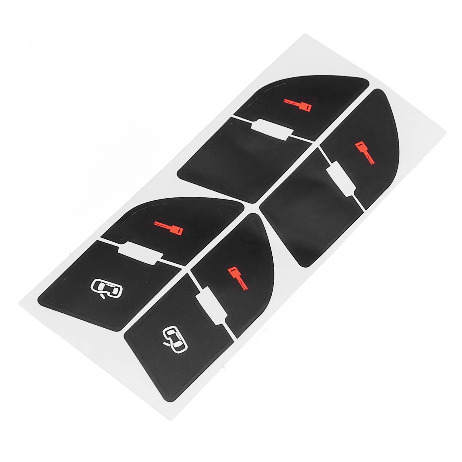 

Car Sickers Decals Central Lock Door Repair Worn Button Knob Switch For A8 03-07 Automobiles Interior Accessories