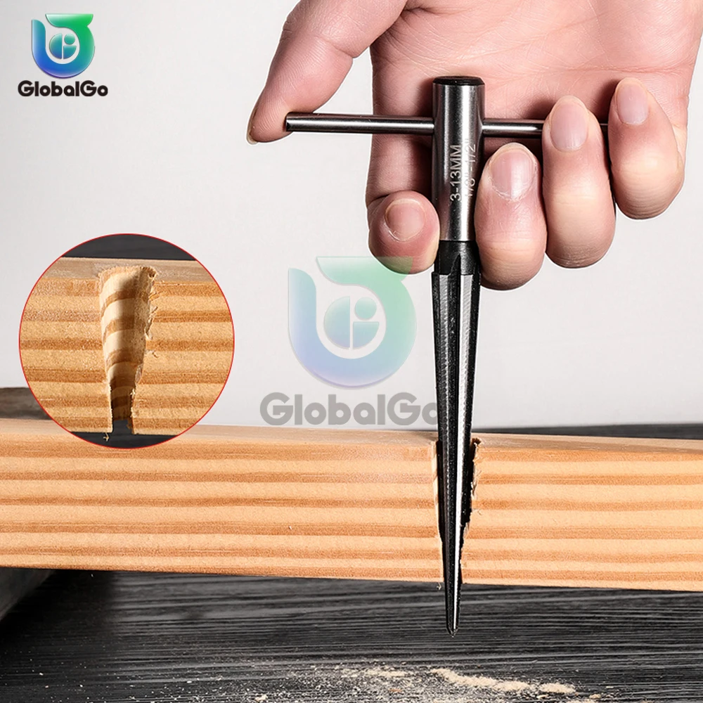 3-13mm&5-16mm Taper Reamer Hand Metal Reamer Deburring Enlarge Pin Hole Handheld For Wood Metal Plastic Drilling Tools