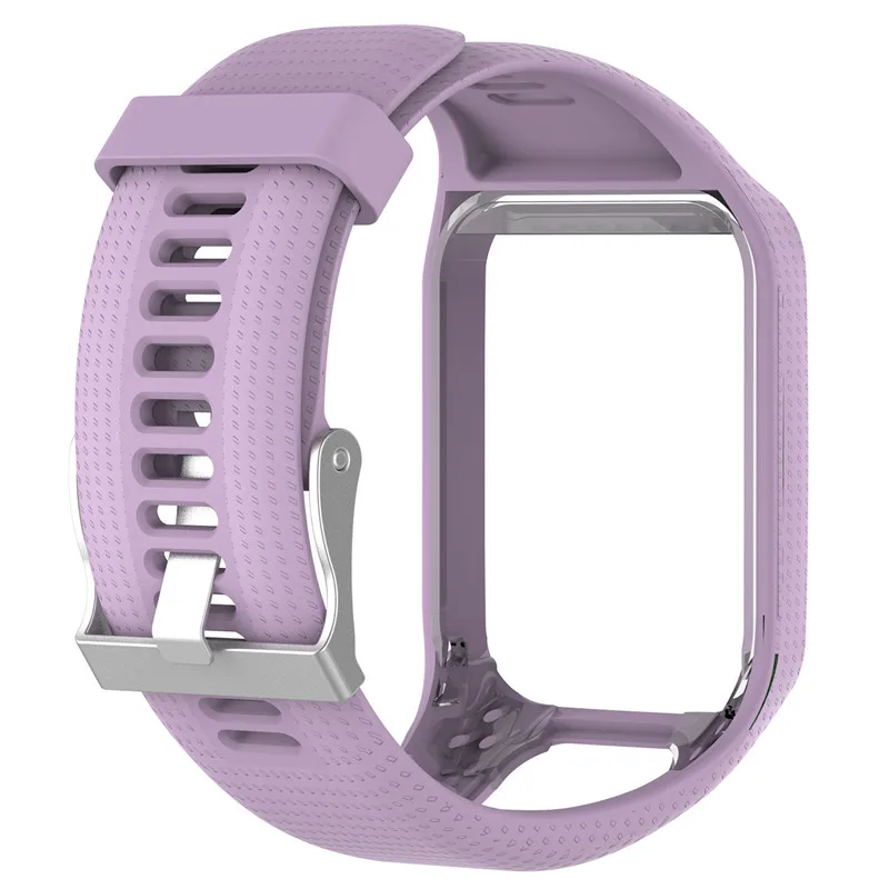 Silicone Replacement Wrist Band Strap For TomTom Spark Runner 2 3 Spark3 Cardio Music GPS Watch Bracelet For Adventunrer Golfer2 