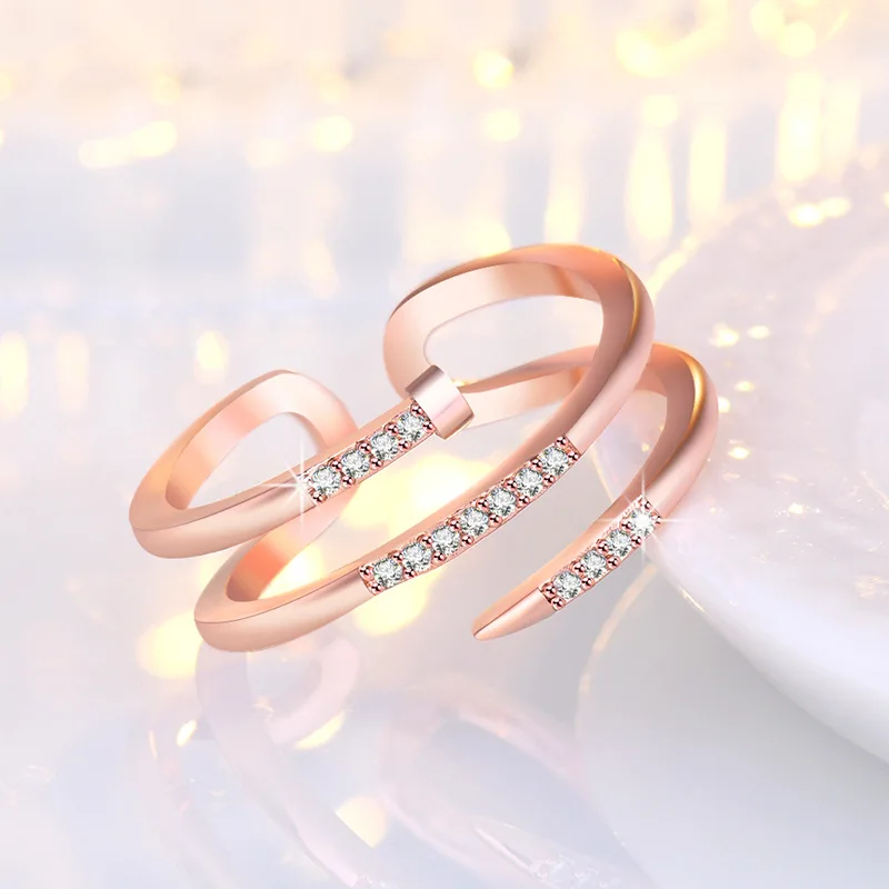 925 Sterling Silver Ring Sparkle AAA Zircon For Women Rings Wedding Fine Jewelry Accessories Party Gift silver ring silver rings