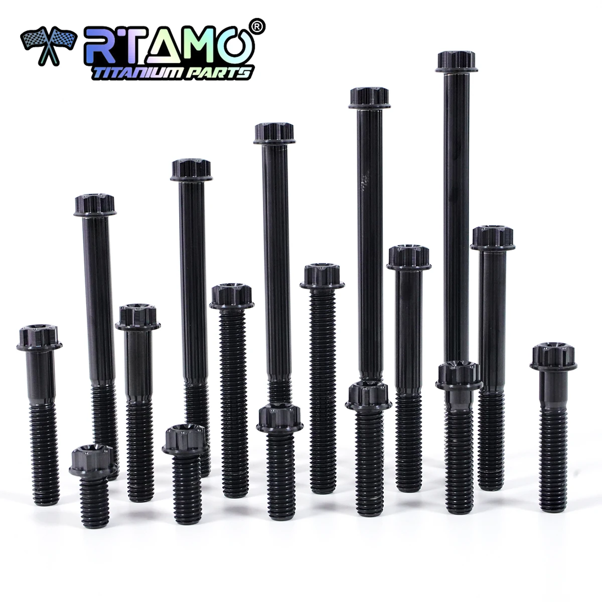 RTAMO Gr5 Titanium Bolt M8x15-120 Torx Head Flange Screw Bolt For Motorcycle Modification 1pc