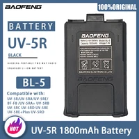 Original Baofeng Radio UV5R Battery 1800mAh Rechargable Battery For Walkie Talkie F8+ UV5R UV-5RA UV-5RE Two Way Radio Parts 1