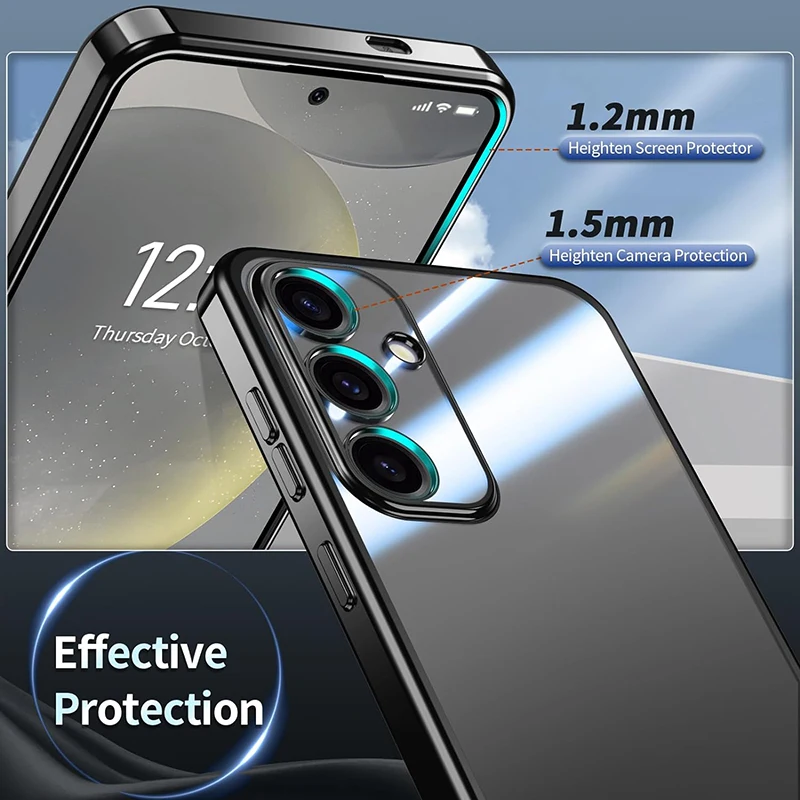 Phone Case Plating Silicone Soft TPU Case For Samsung Galaxy A05 A15 A25 A35 A55 A04S A14 A24 A34 A54 A12 A22 A32 A52 A72 A82 M14 M53 F14
