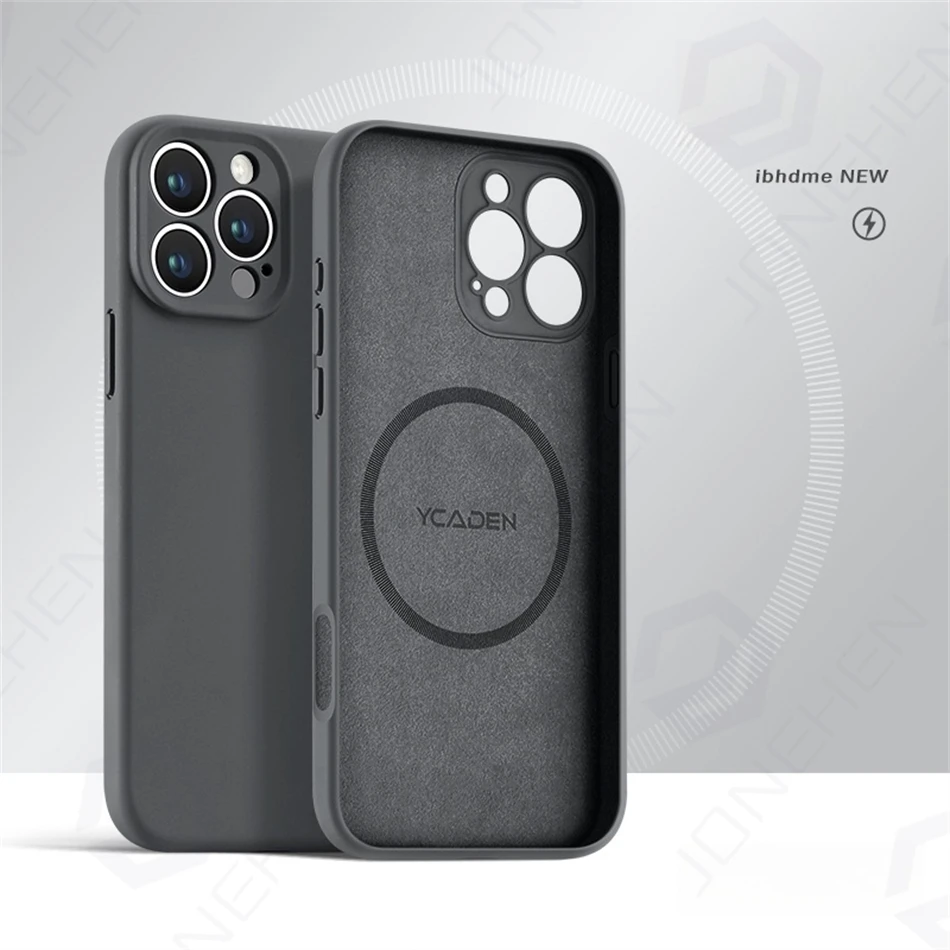 Magsafe Liquid Silicone Shockproof Magnetic Wireless Charging Case