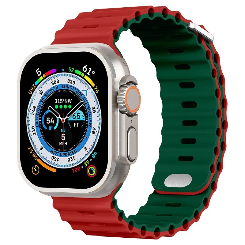 Breathable Silicone Strap for Smartwatch - Multiple Sizes