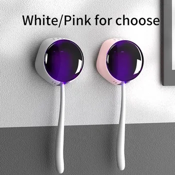 미니 휴대용 충전식 여행용 UVC 칫솔 살균기 상자, 2023 USB 칫솔 홀더, 신상