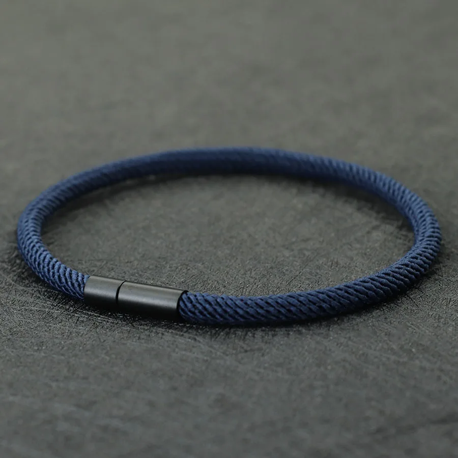 Schlichtes Glücksseil-Armband, Unisex, erhältlich in mehreren Farben, Größen, nautisches Wickelarmband, Freundschaftsarmband Pulseria – Detail 7