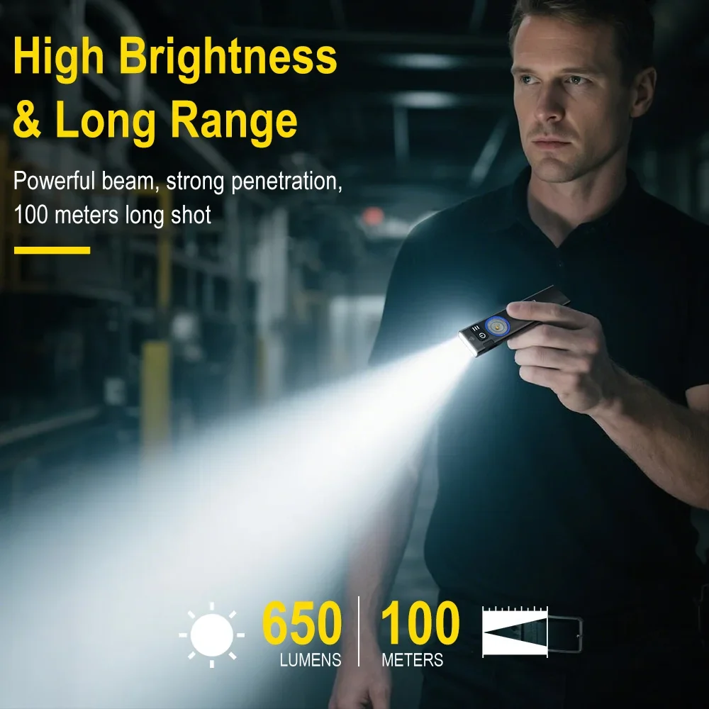  slider image of BORUiT U8 650LM EDC