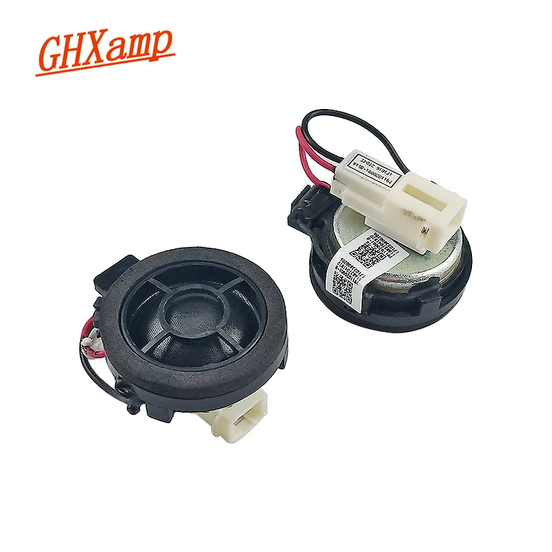 1.5inch 40MM Dome Silk Film Car Tweeter Neodymium Magnet 25MM Large Voice Coil Horn shield with Capacitor 4ohm 25W 2PCS