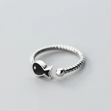 

Men's ring women's punk fish ring cute adjustable chic party gift jewelry 2020