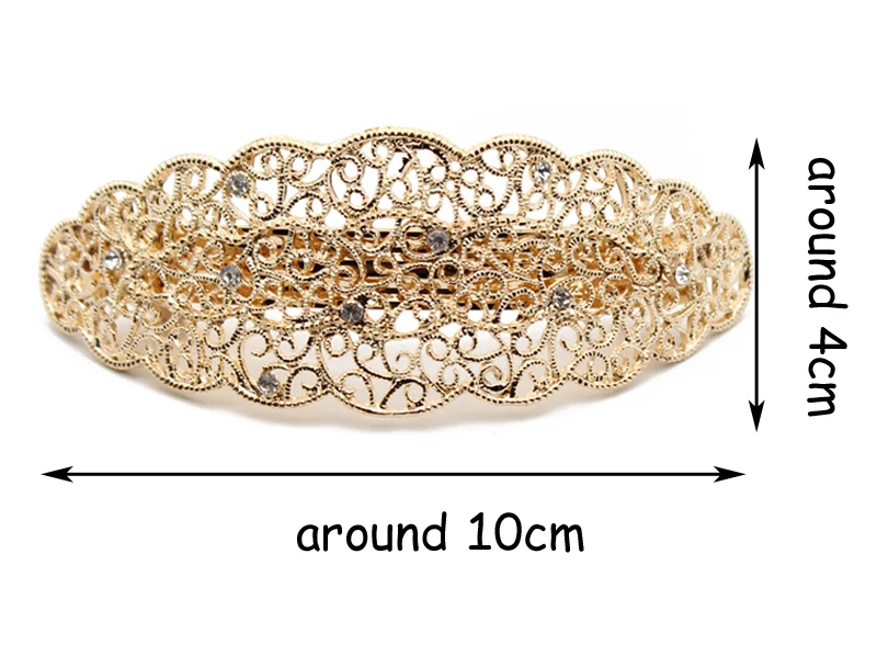 Vintage Metal Antique Black Silver Color Rhinestone French Barrette Big Hollow Diamante Hair Clip for Women Jewelry Accessories Jewelry Accessories Hair Accessory Hair Clip